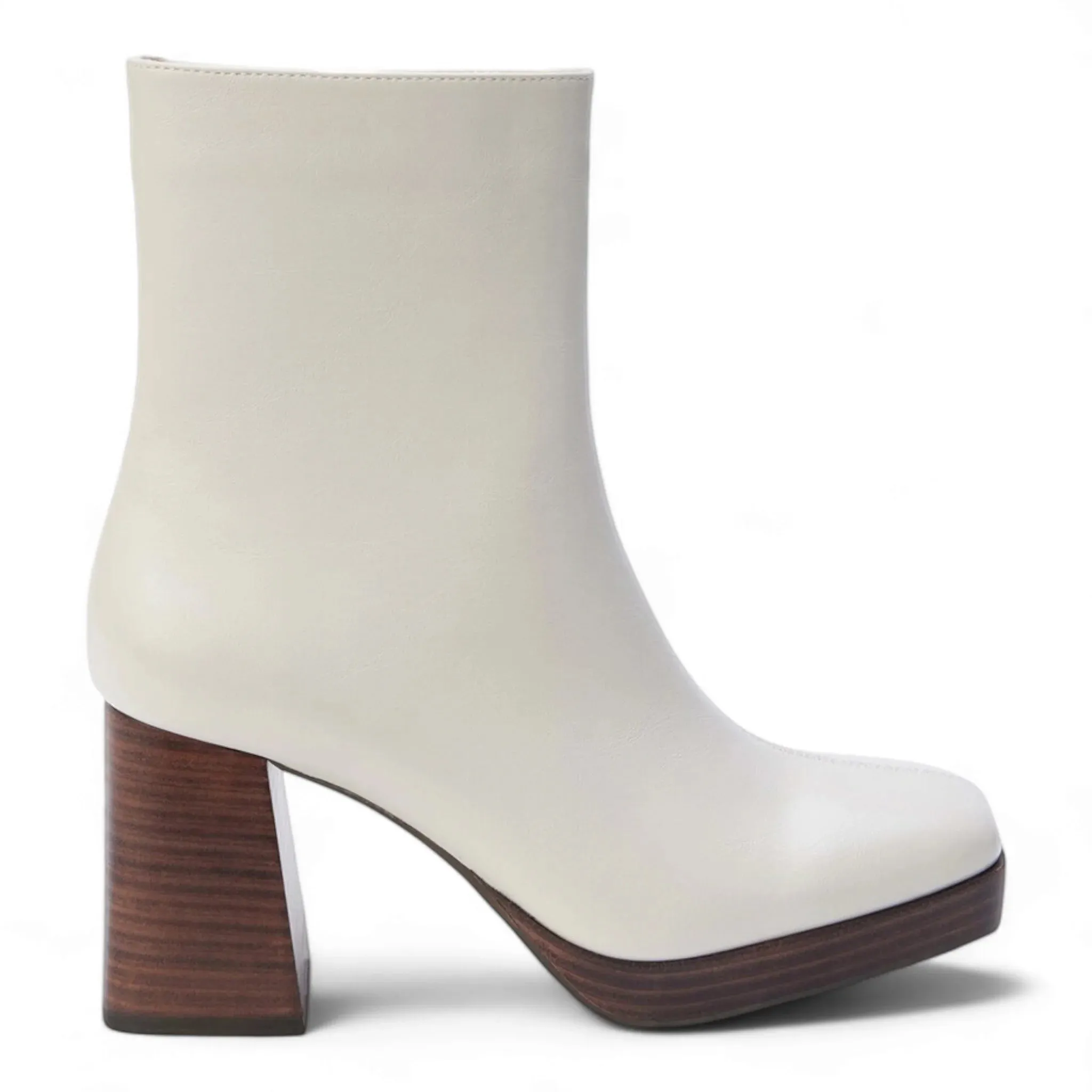 Duke Squared Toe Platform Ankle Boot