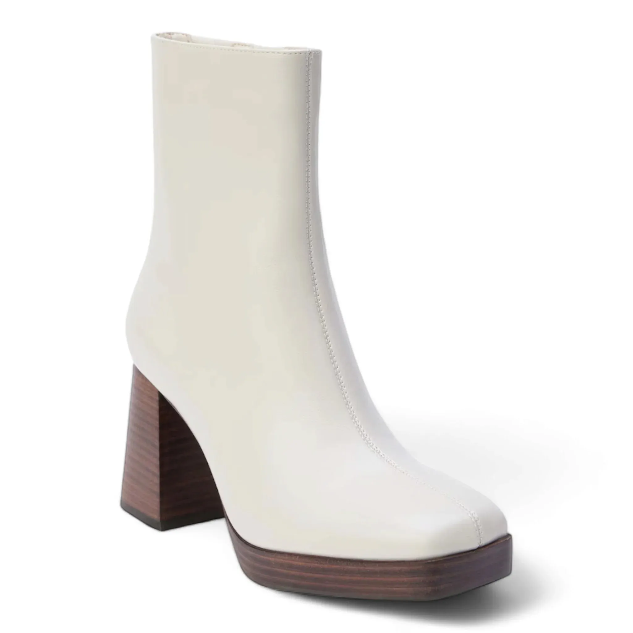 Duke Squared Toe Platform Ankle Boot