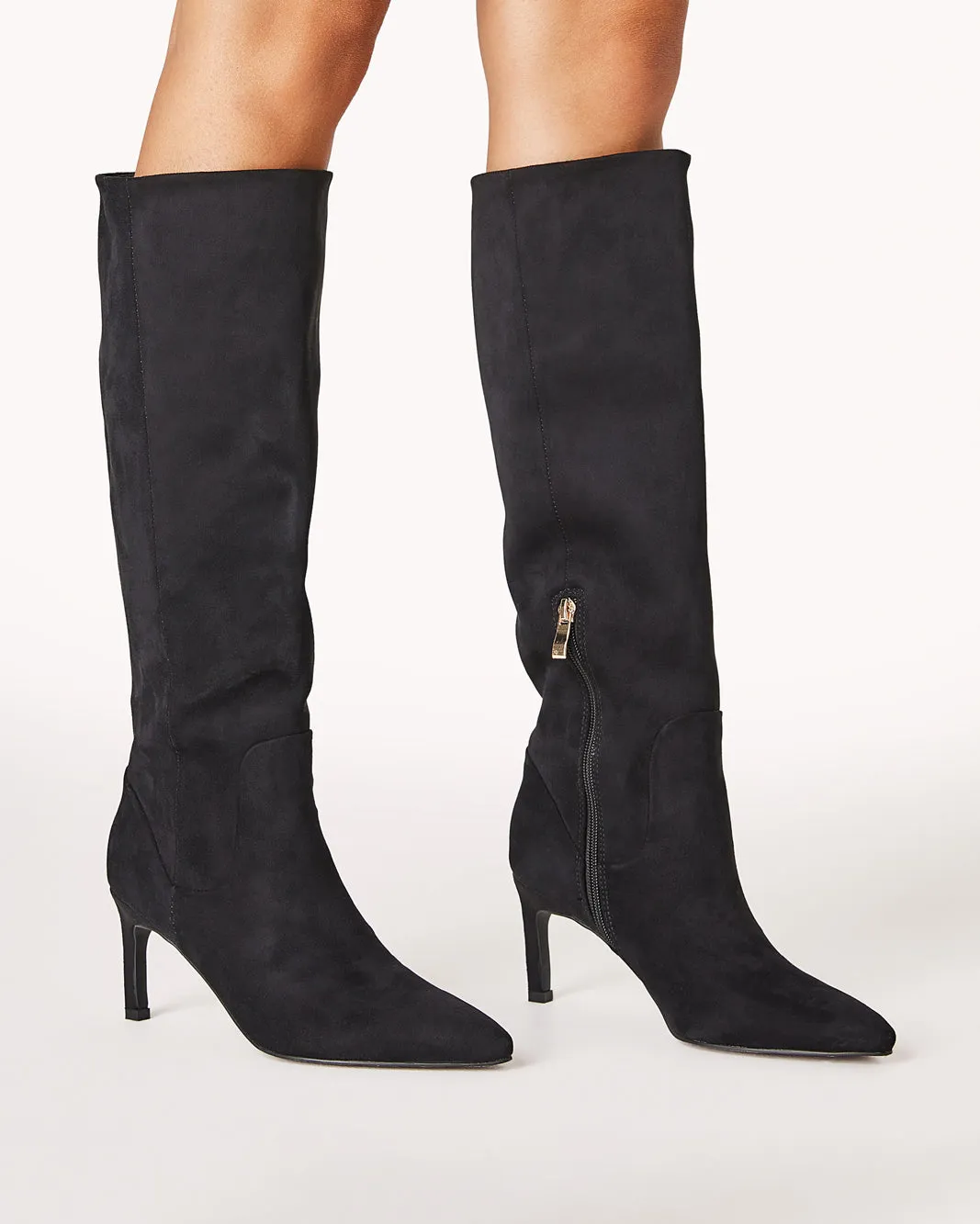 HUDA - BLACK SUEDE