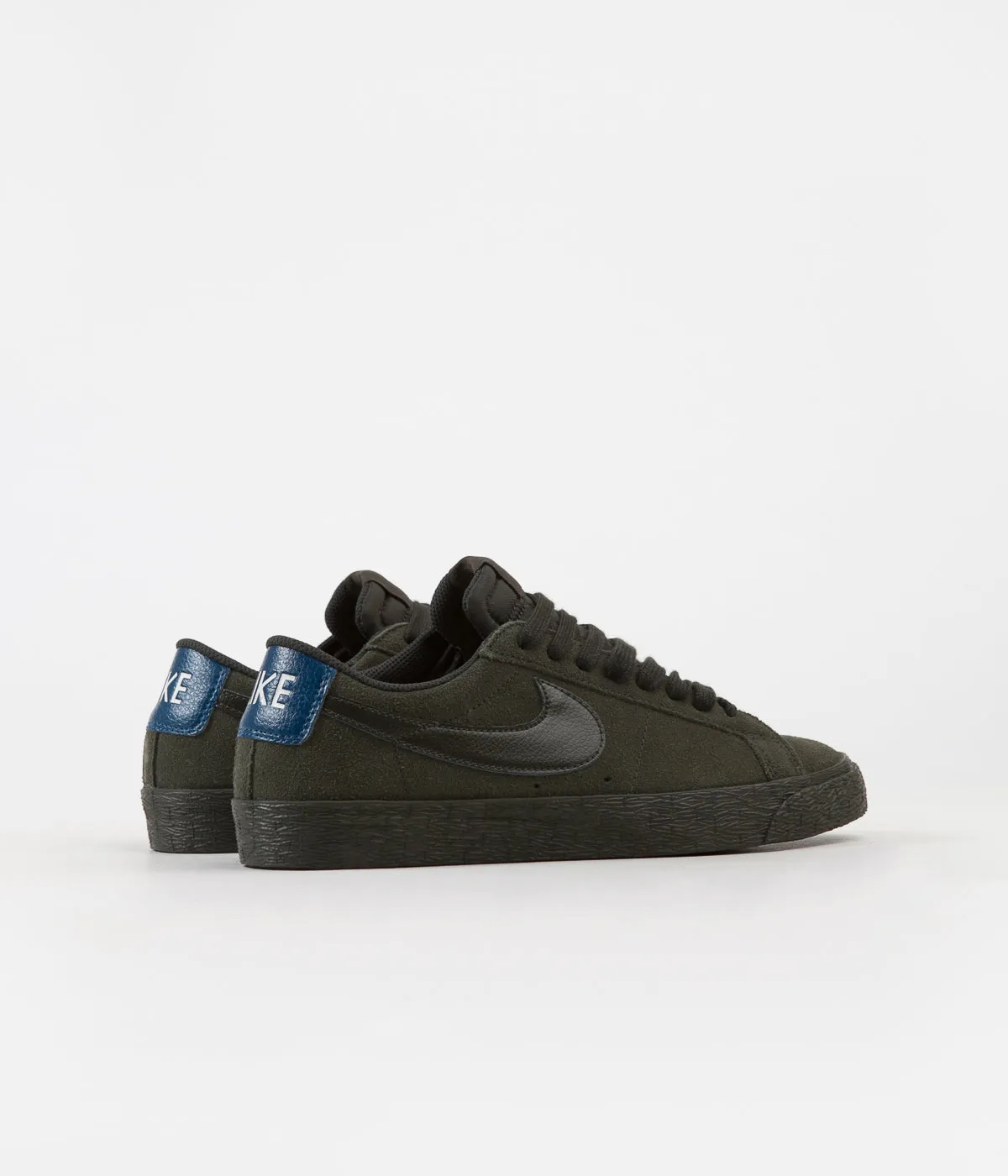 Nike SB Blazer Low Shoes - Sequoia / Sequoia - Blue Force